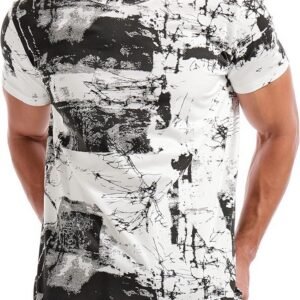 RONOMO Men's Fashion Printed Tee Top Casual Print T-Shirt